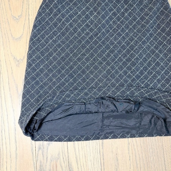 Ann Taylor Women’s Vintage Wool Silk Blend Argyle Flare Lined Mini Skirt Size 10 - Picture 3 of 10